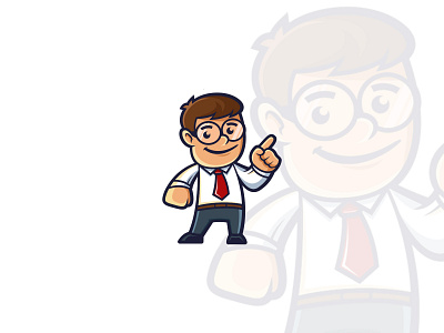 Business Man business card business man business mascot litlebusiness