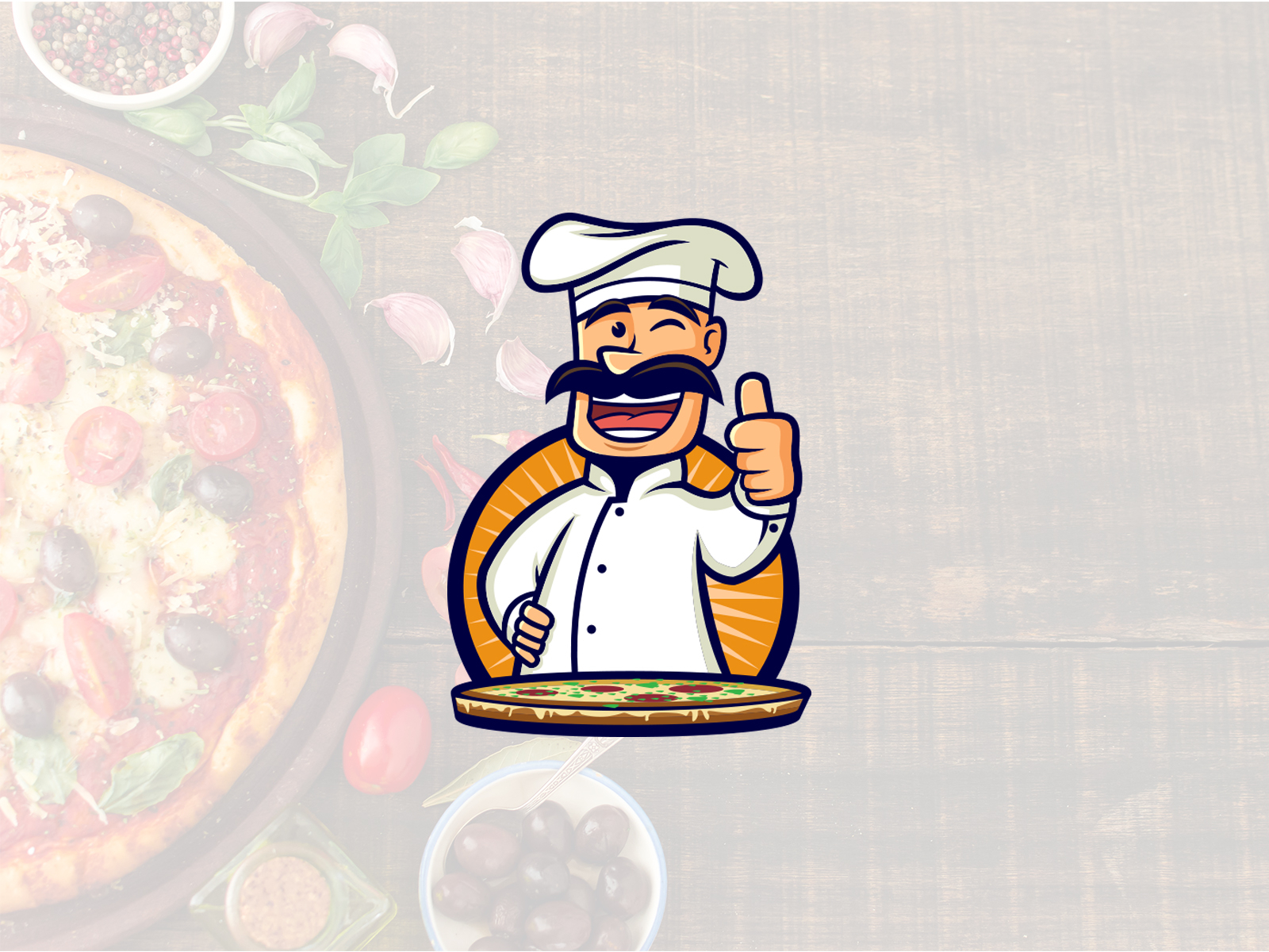 Pizza Chef Logo By Pixelariskie On Dribbble