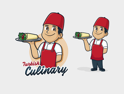 Turkish Culinary cartoon cartoon logo illustration kebab logo kebab mascot logo retro cartoon retro design retro logo turkish turkish cartoon turkish culinary