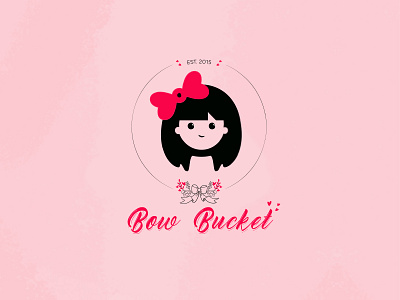 #Logo01 art bow bucket design digital flat graphic graphic dessigner graphics graphics design illustration logo vector