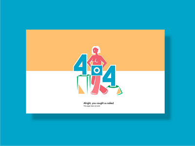 404 Error Page for a Website 404 404 error page branding cartoon colorful design design error girl illustration illustrator modern photoshop ui ux web