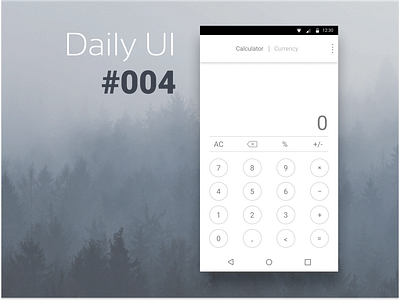 Daily UI #004 Calculator 004 calculator daily ui figma ui