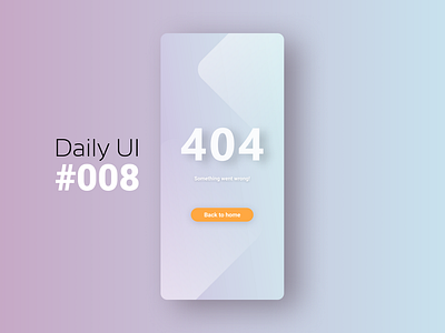 Daily Ui #008 008 404page daily ui dailyui design figmadesign ui