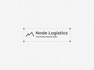 Nodes Logistics Logo Company Concept app beginner branding company design distribution flat flat design idea illustrator industrial logistics logistics company logistics logo minimal simple vector