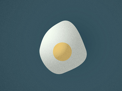 Egg in a nutshell flat flat design icon illustration industrial logo minimal ui vector web