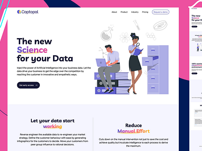 Captopal PreLaunch Landing Web page