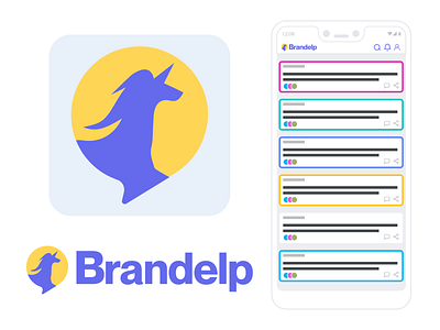 Brandelp Branding branding illustration logo