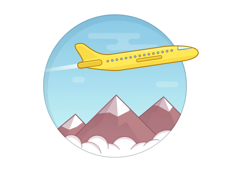 News Promo Icons animation bike icon icons news plane train