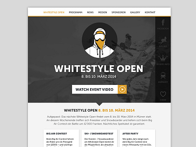 Whitestyle Open 3 screendesign ui webdesign