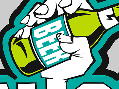 Logo in progress brand drawing graphic illustrator logo typo