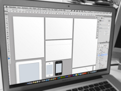 WIP Mockup coming soon corporate mockup photoshop psd