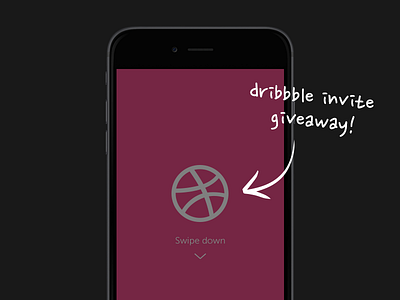 dribbble Invite giveaway!