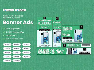 HTML5 Animated Banner Ads for HandTec