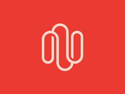 natif podcast branding design flat icon logo minimal vector