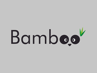 Day 3 Bamboo Panda Logo dailylogochallenge design logo typography vector