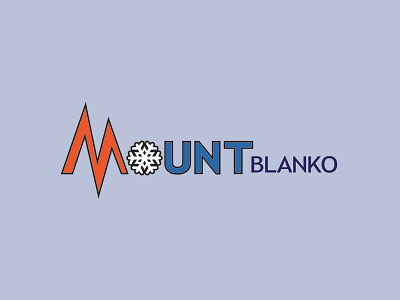 Day 8 Mount Blanko dailylogochallenge design logo typography vector