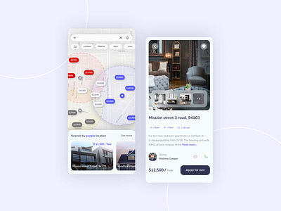 Home Rent App UI 🏠