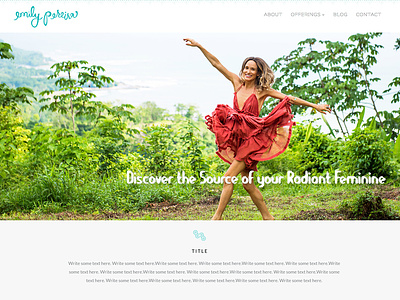 Emily design ui ui design website website concept