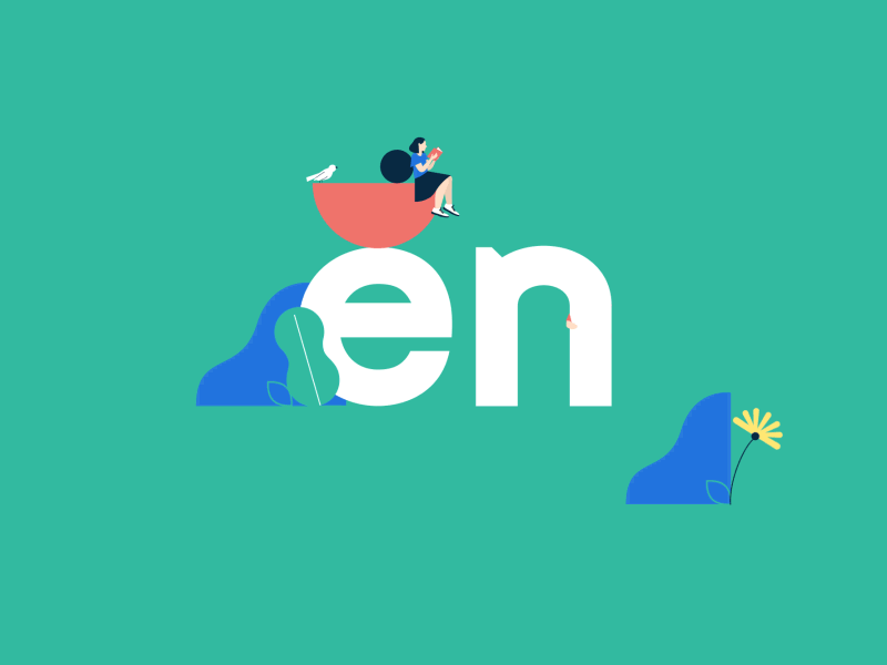 Green Forest school by Kseniia Kyrilkova on Dribbble