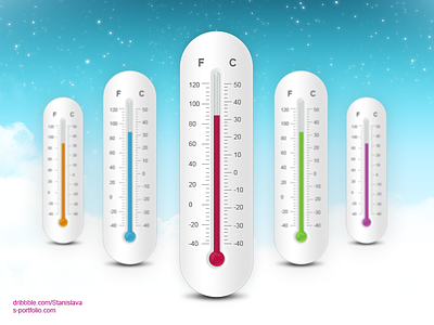 Thermometer Free Psd