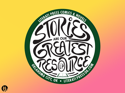 Stories are our Greatest Resource sticker