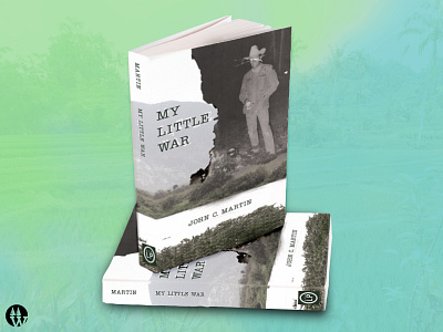 "My Little War" Book Cover Design book cover design indesign layout photoshop