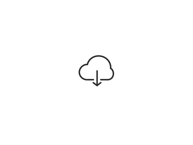 icon cloud 2d animation animation arrow cloud icon icon design morph motion design shot