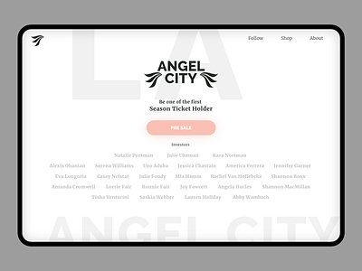 Angle City Concept branding design flat logo logo design sports sports branding sports design typography ui website