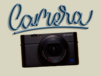 Camera Lettering design handletter lettering logo typography vector