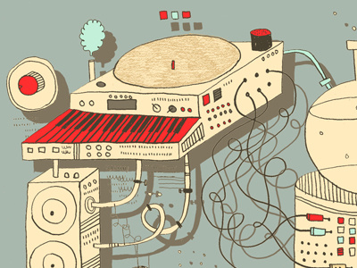 music science drawing illustration music photoshop