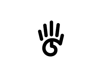 Hand branding design hand icon logo