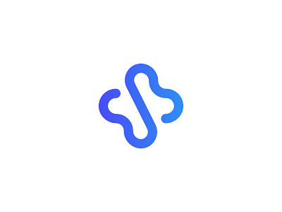 S / + branding design letter logo s symbol