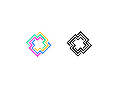X branding design letter logo symbol x