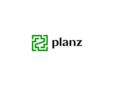 planz / landscape design branding design logo mark symbol z