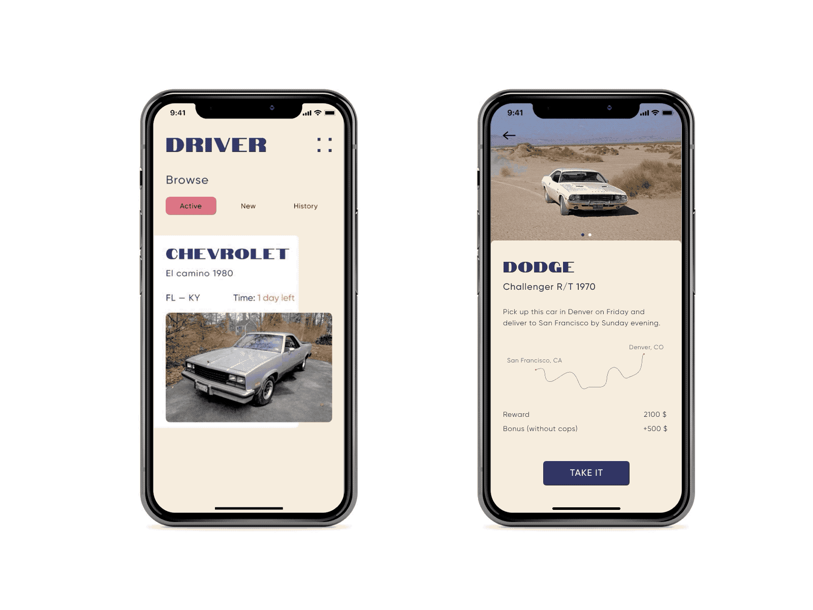 Driver app