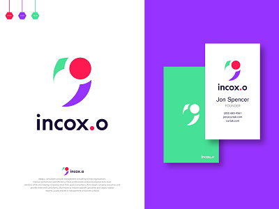 incox.o - App Logo Design Branding. app logo best logo brand branding identity branding branding agency business card clever smart modern creative design design graphic design designer i logo illustration incox logo logo design mark logomark brandmark minimalist logo technology vector