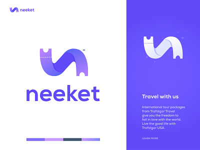 neeket - Travel Logo Design Branding.