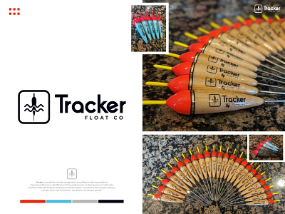 Tracker Float Co - Fishing Float Logo Design Branding