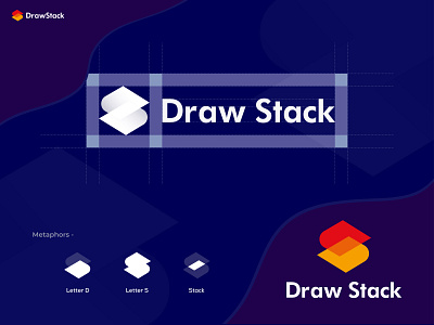 DrawStack Team - Logo design branding ✏🧱