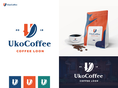 UkoCoffee - Coffee logo design branding ☕ best logo brand branding identity branding business clever smart modern coffee bean coffee logo coffee shop design flat graphic design designer icon logo logo design logo designer mark logomark brandmark packaghing refreshment resturant u logo