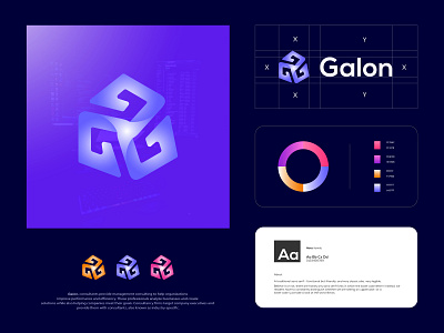 Galon - Logo design branding 🇬 🌀