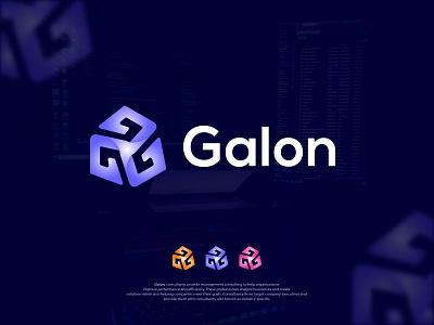 Galon - Logo design project 🇬+🌀 app logo best logo brand branding identity branding clever smart modern colorful logo creative design designer g letter logo g logo galon graphic design logo logo design logo idea mark logomark brandmark need logo typography vector