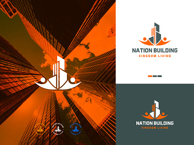Nation Building Kingdom Living - Logo design branding 🏙