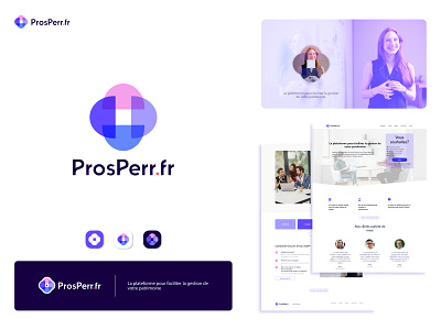 ProsPerr.fr logo re-design branding project