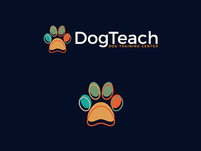 "DogTeach" Logo design...:) design icon logo vector