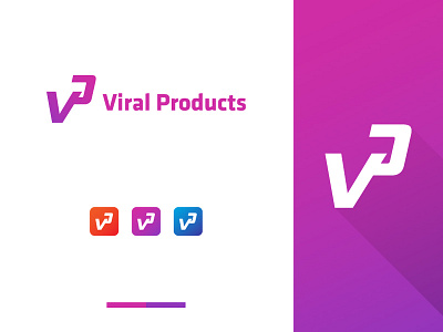 "Viral Products" Logo Design design icon logo