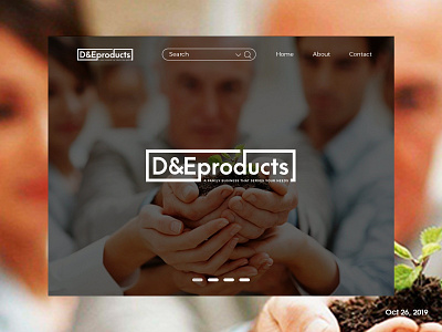 D&Eproducts Landing page (Logo)