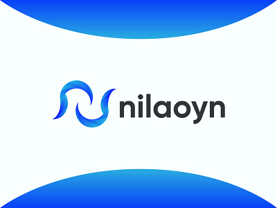 "Noilaoyn" N letter Logo Design 3d logo app icon blue branding branding identity creative design digital flowchart for sale geometry gradient icon letter n logo logo design new tecnology unused vector