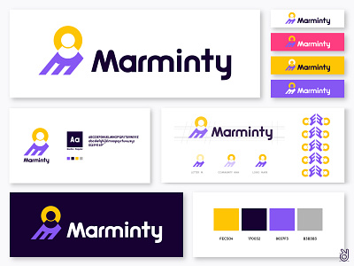 Community marketing logo branding design