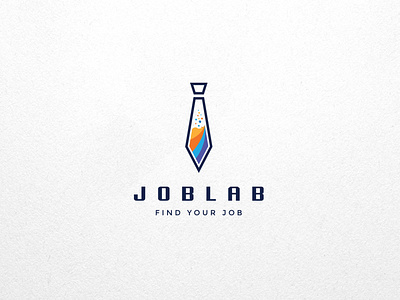 JobLab Logo design (For sale) app best brand branding business company design designer friendly icon identity job job portal logo lab logo logo logo design logotype simple unused logo vector